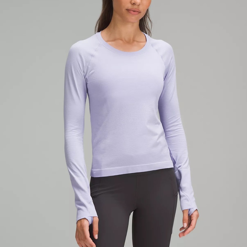 Lululemon Swiftly Tech Long Sleeve - Lilac Smoke